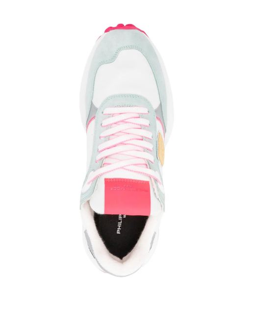 Philippe Model White Antibes Lace-Up Sneakers