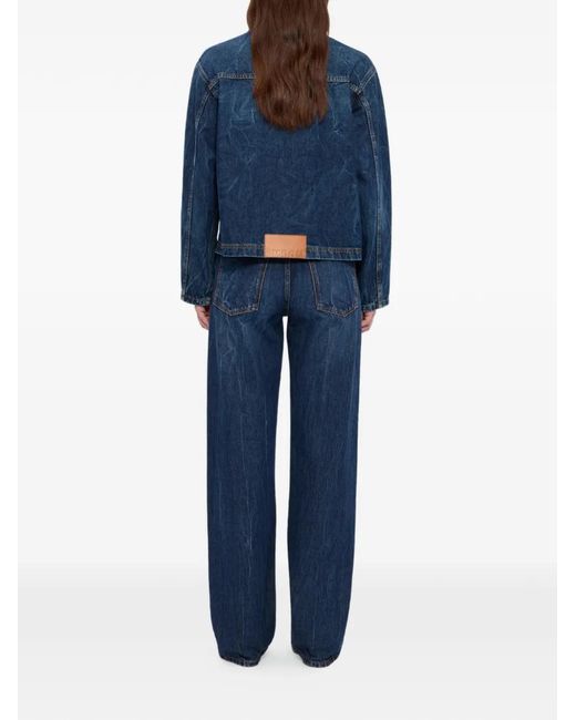 Jean À Poches Multiples MSGM en coloris Blue