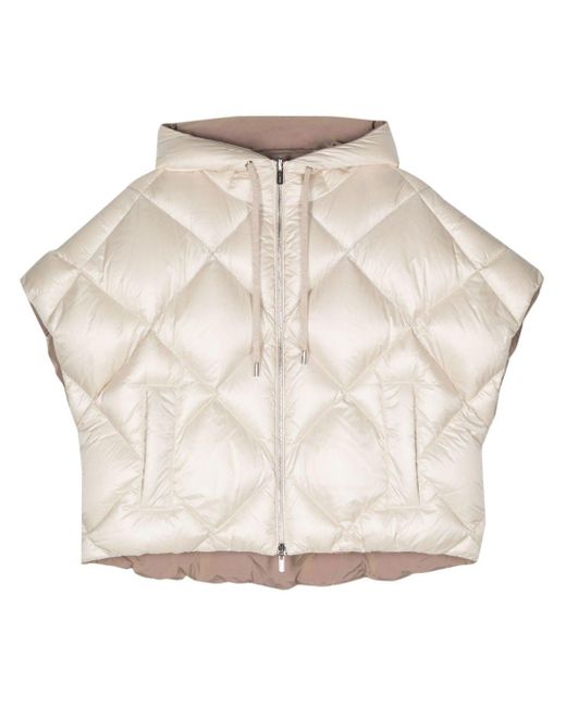 Peserico Natural Bead-embellished Reversible Jacket