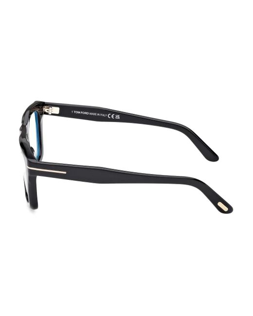 Tom Ford Black Square-Frame Glasses