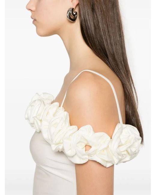 Coperni White Asymmetrical Top