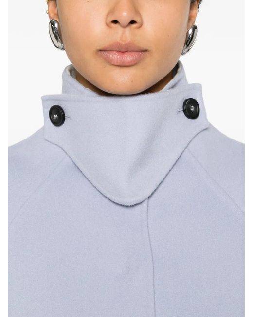 Sportmax Blue Button Pockets Coat