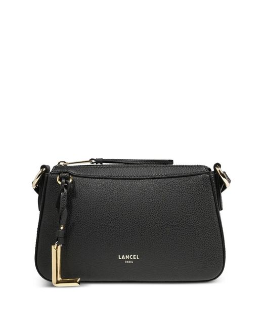 Lancel Black Sac À Bandoulière À Logo Imprimé