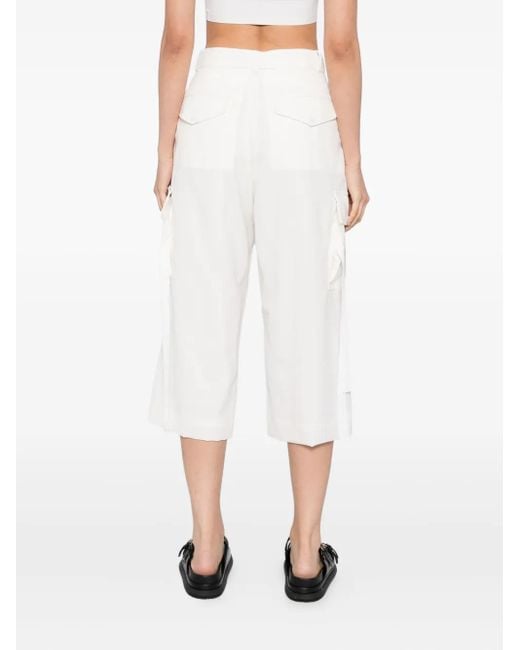 Sacai White Tailored Trousers