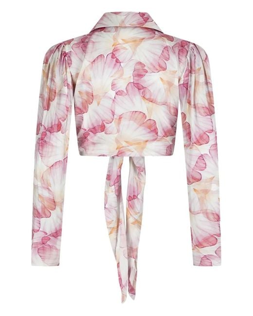 Paramidonna Pink Bloom Beach Shirt