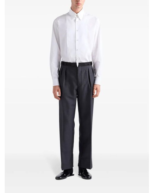 Prada White Cotton Shirt for men