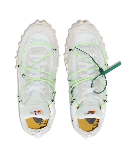 NIKE X OFF-WHITE White Waffle Racer Sp "Electric" Sneakers