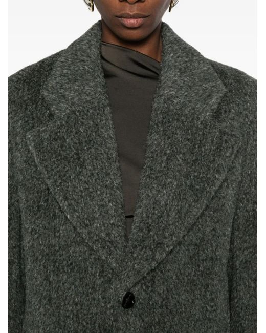 Séfr Green Corinne Button-Up Blazer
