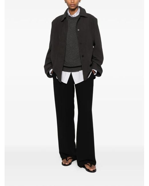 The Row Black Baeza Concealed-Fastening Jacket