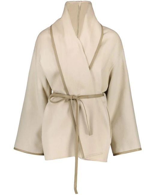 Yves Salomon Natural Double-Sided Jacket
