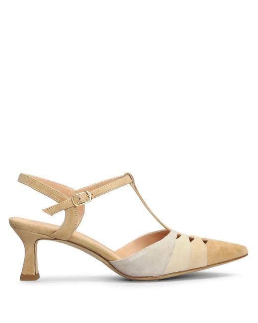 Julie Dee Metallic 60Mm Suede Pumps