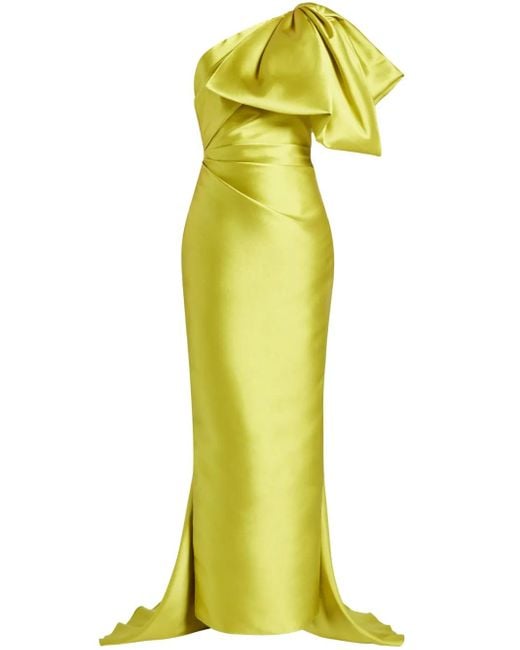 Solace London Yellow The Priya Maxi Dress