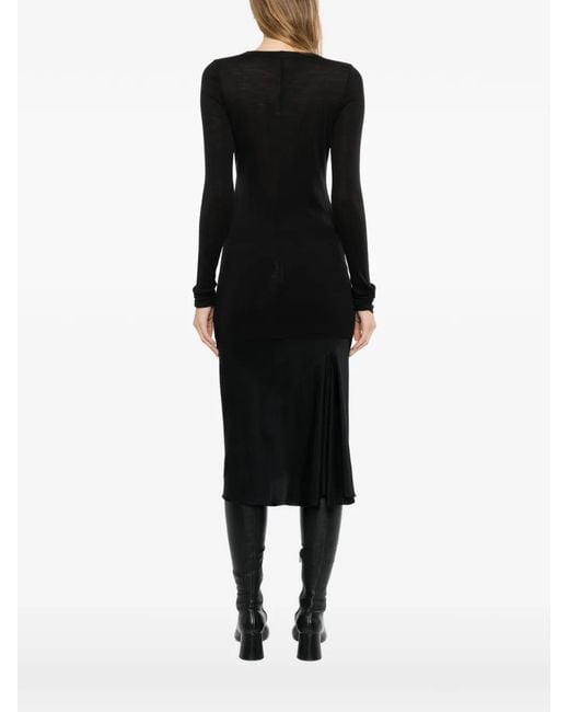 Rick Owens Black Rib T-Shirt