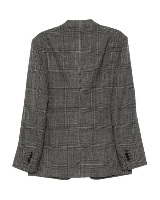 Tom Ford Gray Checked Single-Breasted Suit for men