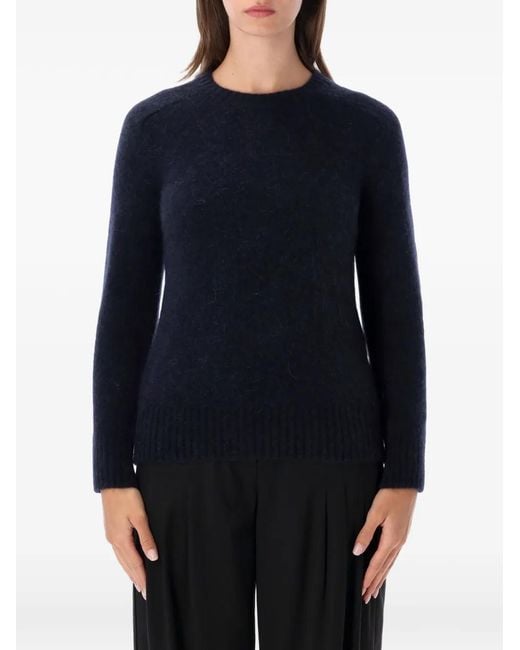 Soeur Blue Brushed-Knit Sweater