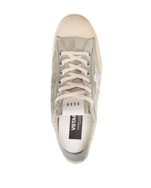 Golden Goose Deluxe Brand White V-star 2 Suede Sneakers for men