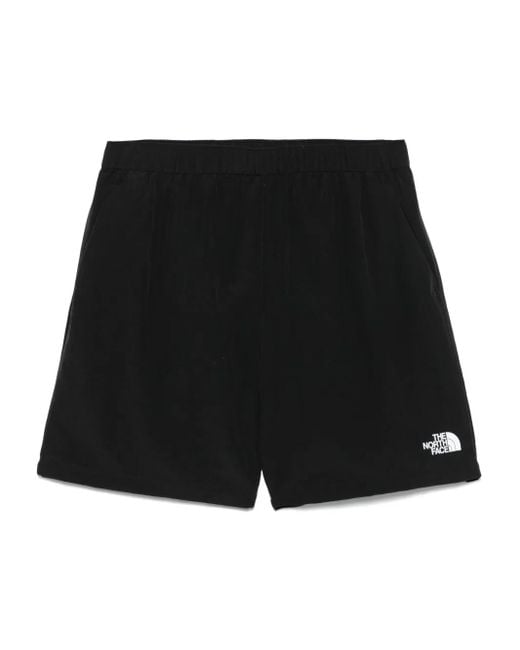 Bermudas con logo estampado The North Face de hombre de color Black