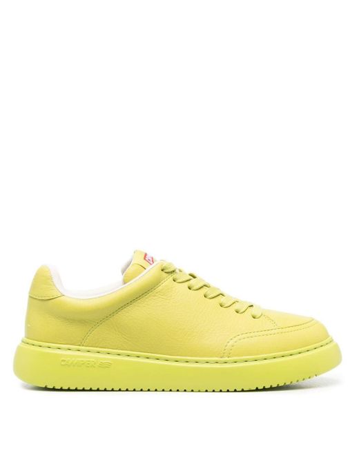 Camper Logo Low-top Sneakers in Yellow | Lyst