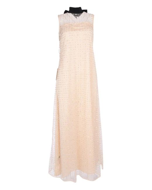 STAUD Women's White Albee Tie-Embellished Maxi Dress