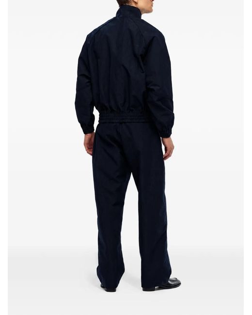 Willy Chavarria Blue Ruff Rider Pinstripe Track Pants