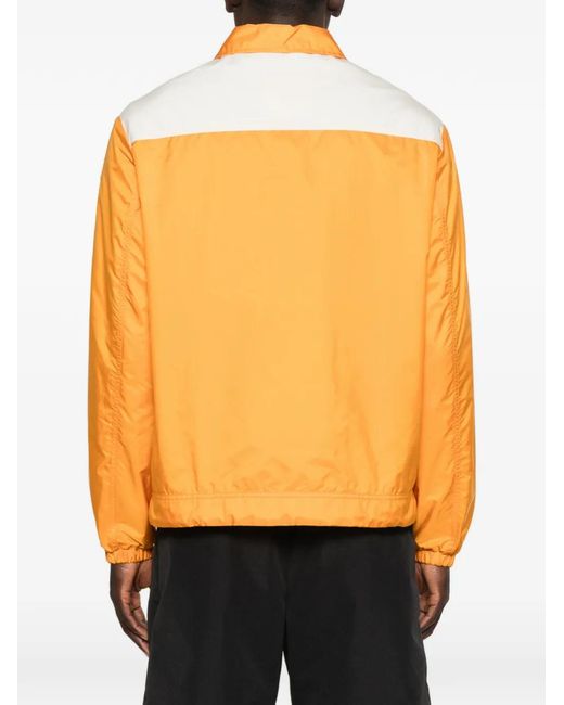 Moncler Orange Dirillo Colour-Block Drawstring Jacket for men