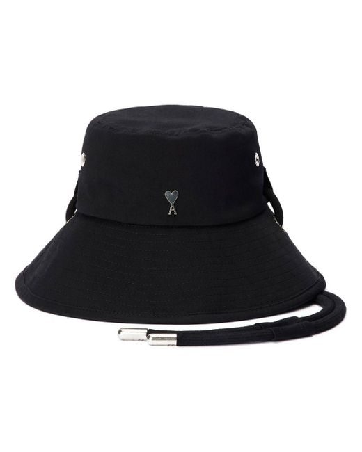 Cappello bucket Ami de Coeur di AMI in Black