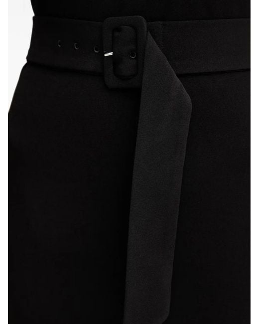 Silvian Heach Black Belted Sleeveless Dress