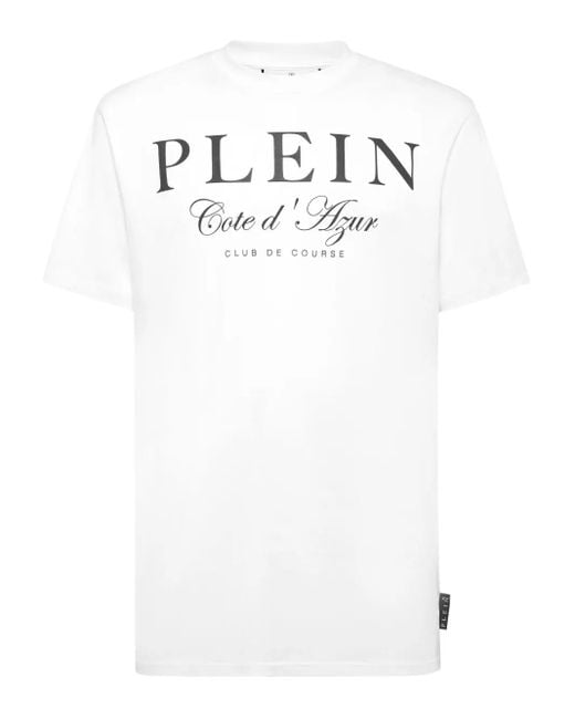Philipp Plein Club The Course T-Shirt in White für Herren