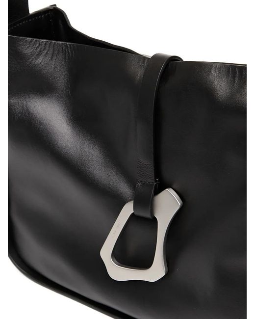 HELIOT EMIL Black Confluence Shoulder Bag