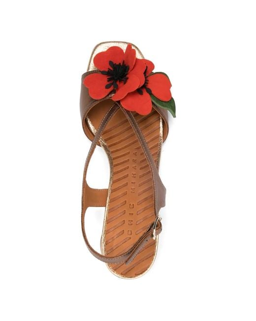 Chie Mihara Natural Flower Rymane Sandals