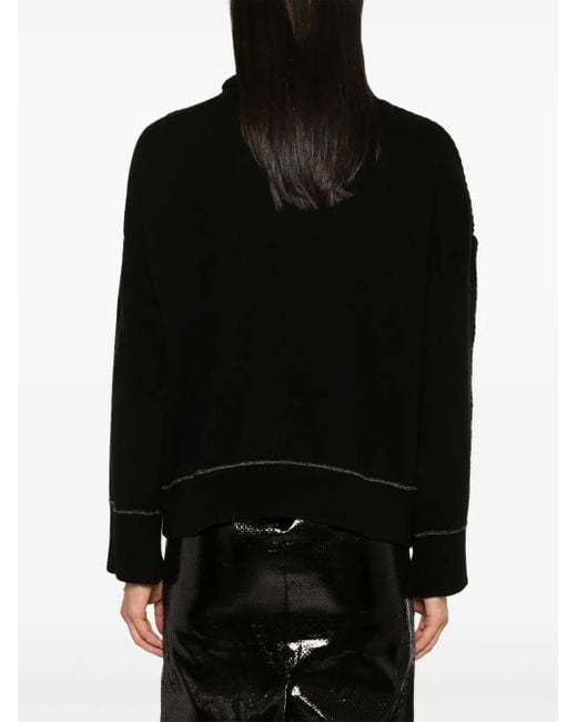 Pinko Black Vigne Sweater