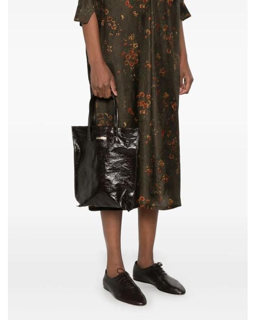 Uma Wang Black Medium Case Tote Bag