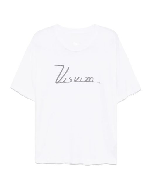 メンズ Visvim ロゴ Tシャツ White