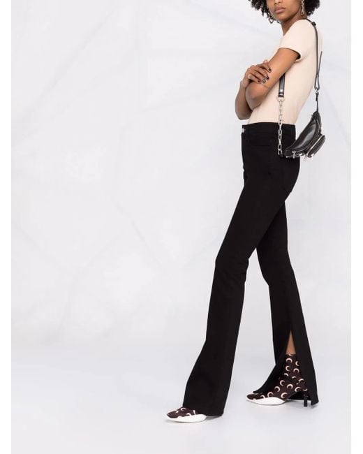 Philipp Plein Flared Jeans in het Black