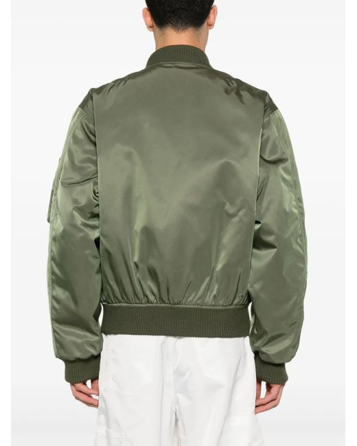 Prada Bomberjack Met Logo in het Green voor heren