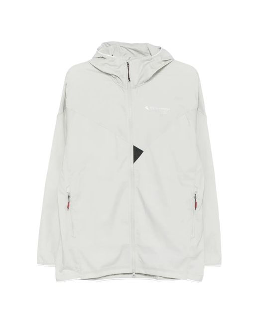 Klattermusen White Eitre Hooded Jacket for men