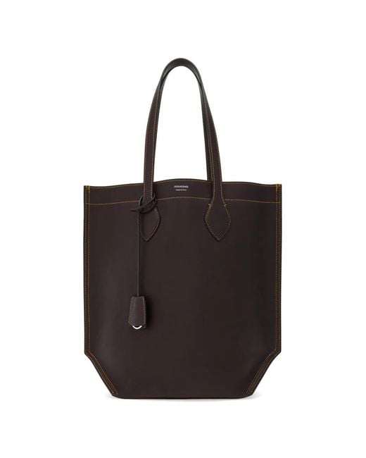 Ferragamo Black North-South Tote Bag for men