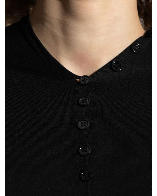 Cárdigan de punto Alexander Wang de color Black