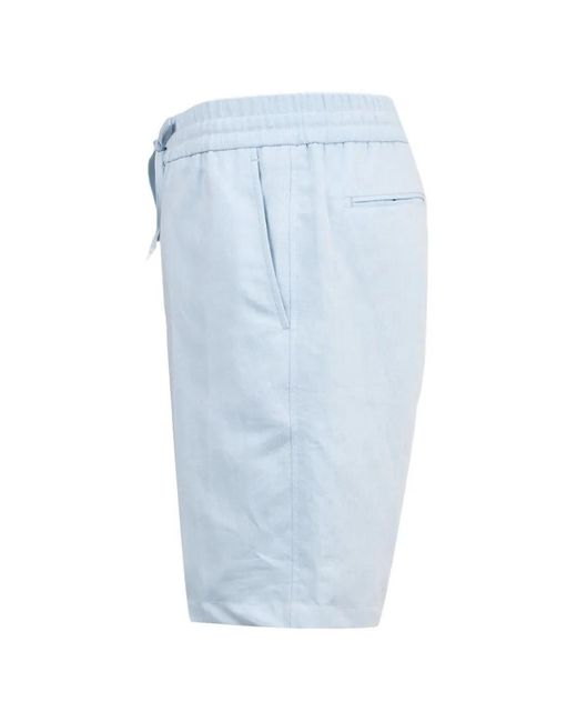 Brioni Blue Drawstring Bermuda Shorts for men