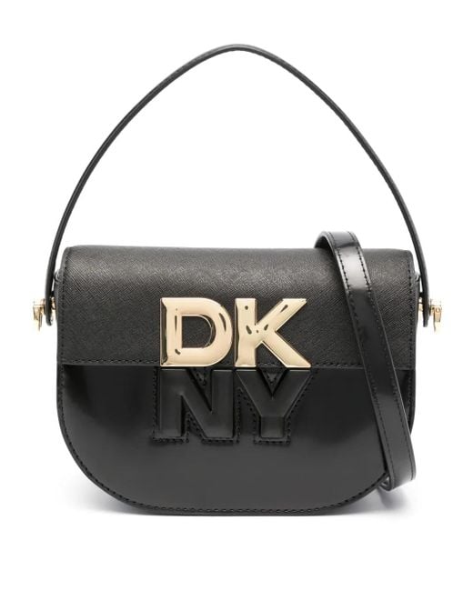 Sac À Main À Logo DKNY en coloris Black