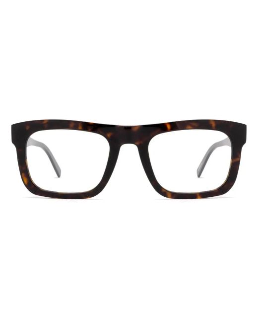 Zegna Brille Mit Eckigem Gestell in Black für Herren