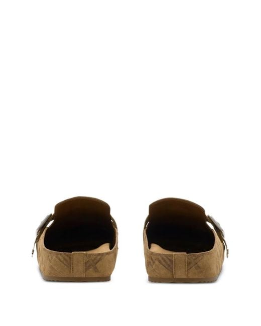 Burberry Brown Urchin Slides for men