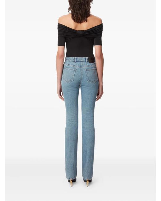 Nina Ricci Blue Straight-Leg Jeans
