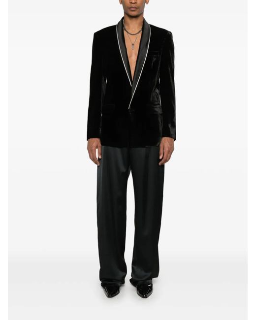 DSquared² Black Shawl-Lapels Blazer for men