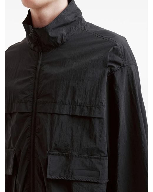 Izzue Black Zip-Up Jacket for men