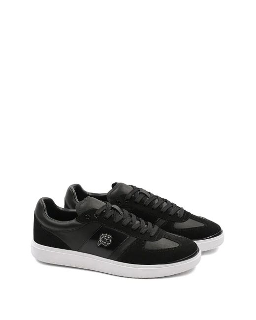 Karl Lagerfeld Black Atlas Ikon Sneakers for men