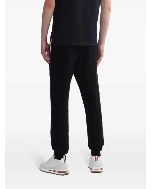 Thom Browne Blue Rwb Stripe Loopback Track Pants for men