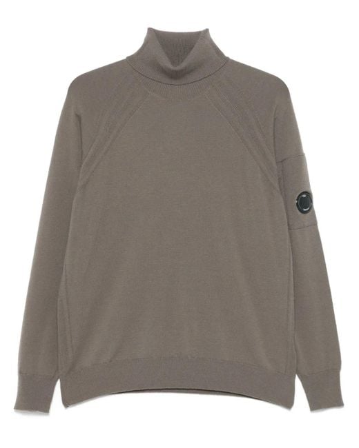 C P Company Pullover Mit Rollkragen in Gray für Herren