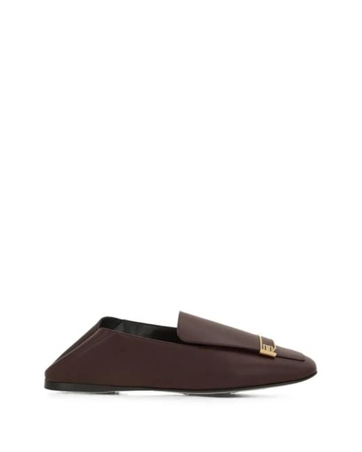 Sergio Rossi White Sr Evolv Logo-Buckle Loafers