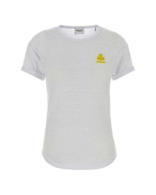 Isabel Marant White Chemise À Manches Retroussées